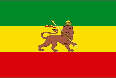 CafePress Ethiopia Flag Lion of Judah Rasta Reggae Sticker Oval Car Bumper Sticker in Saudi Arabia