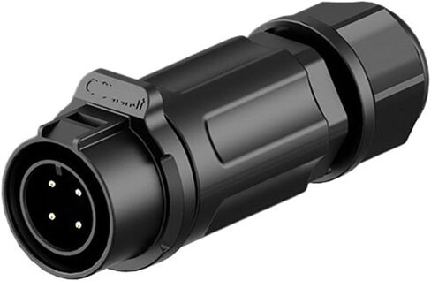 LP12 reverse soldering male socket 2/3/4/5/6/7/8 core LED lighting plastic waterproof connector(EW-LP12L-7P 3A) in Saudi Arabia