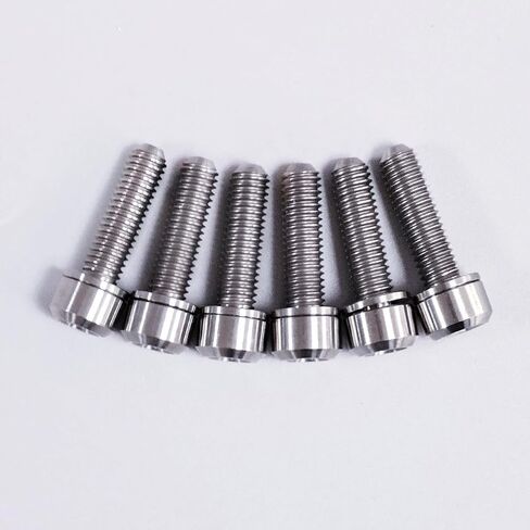 Titanium Bicycle Headset stem Bolt, Suitable for Mountain Bikes, Road Bikes, BMX, E-Bike, 18mm*M5 high Titanium in Saudi Arabia