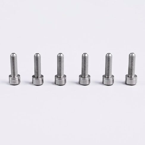 Titanium Bicycle Headset stem Bolt, Suitable for Mountain Bikes, Road Bikes, BMX, E-Bike, 18mm*M5 high Titanium in Saudi Arabia
