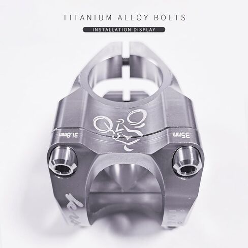 Titanium Bicycle Headset stem Bolt, Suitable for Mountain Bikes, Road Bikes, BMX, E-Bike, 18mm*M5 high Titanium in Saudi Arabia
