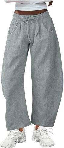 Hvyesh Barrel Spections Women Women Buggy Womgy Women's Bants for Town Teen Girls Y2K Streetwear Womens Pounts in Kuwait