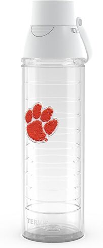 Tervis Venture Lite Clemson Tigers - Primary Logo Made in USA Double Walled Insulated Tumbler Travel Cup Keeps Drinks Cold & Hot, 24oz Water Bottle, Classic in Saudi Arabia