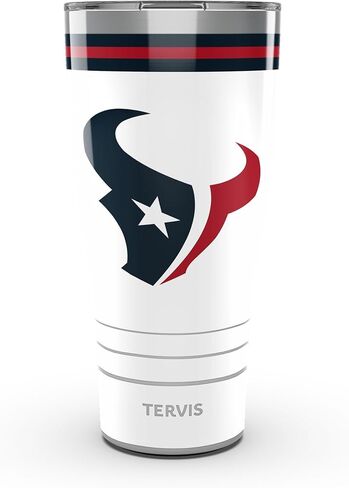 Tervis Traveler NFL Houston Texans - Arctic Triple Walled Tumbler Cup Cup يحافظ على المشروبات الباردة والساخنة ، 30 أوقية ، الفولاذ المقاوم للصدأ in Saudi Arabia