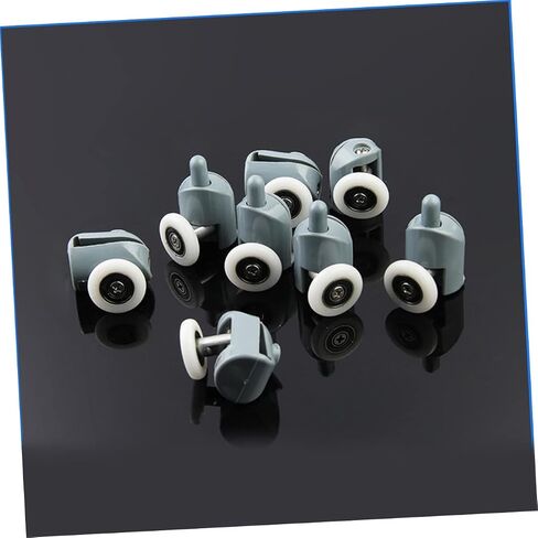 Artibetter 16pcs عجلات بكرات باب دش للأبواب المنزلق عملية بسلاسة لا توجد خدش زجاجي سريع مناسب in Saudi Arabia