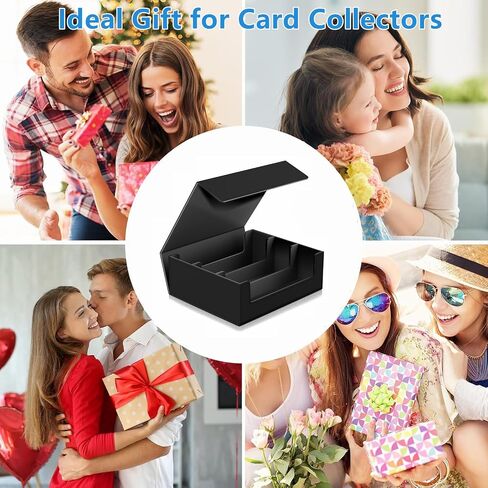 صندوق تخزين بطاقات التداول لبطاقات MTG ، 1800+ PU Leather Card Deck Box ، مغناطيسي بطاقة Deck Deck Cask حامل بطاقة مربع يناسب بطاقات الألعاب الرياضية in Kuwait