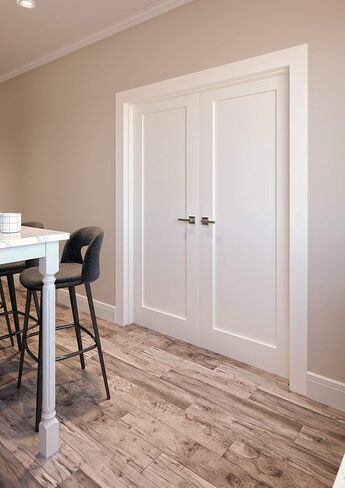 56 in. x 80 in. Solid Core Primed Double Prehung French Door with Catch Ball Oil Rubbed Bronze Hinges in Saudi Arabia