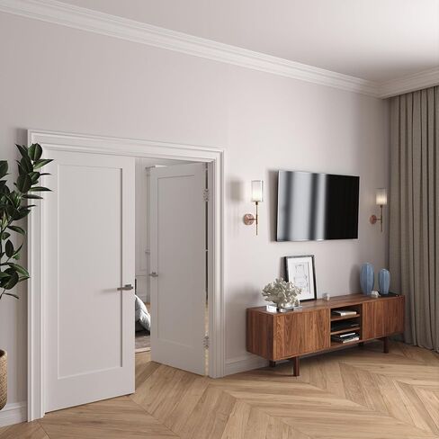 56 in. x 80 in. Solid Core Primed Double Prehung French Door with Catch Ball Oil Rubbed Bronze Hinges in Saudi Arabia