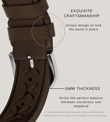 الفرقة الرياضية لـ Apple Watch 49mm Ultra 2 Series 9 8 SE 2 45mm 44mm 42mm 41mm 40mm 38mm FKM Fluororubber Sturdy for Iwatch 7 6 5 4 3 2 1 Women Men in Kuwait