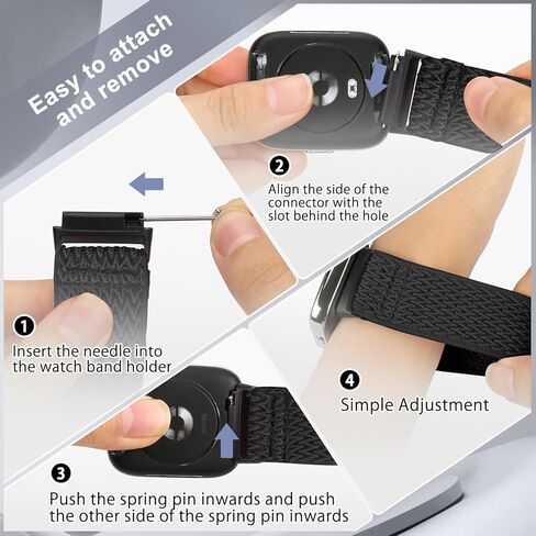 نطاقات Tiptops متوافقة مع Xiaomi Redmi Watch 3 نشط/مشاهدة 3 لايت بديل النايلون معصم حزام مرنة in Kuwait