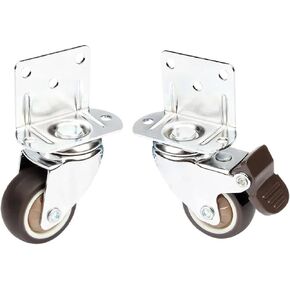 1Pcs Heavy Duty Casters 20kg Mute Swivel Wheels(2 inch no Brake) in Saudi Arabia