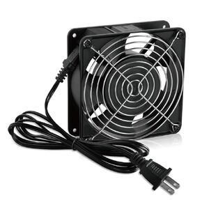 Tecmojo Cabinet Cooling Fan, Quiet 120mm Case Fan,12V PC Fans for Server Cabinet, PC, DVR, TV, Router, Receiver, Xbox, Greenhouse in Saudi Arabia