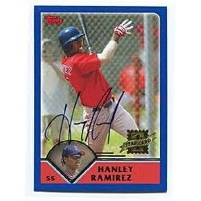 Hanley Ramirez Autographed/Signed 2003 Topps 1st Year Card - Autographed Baseball Cards in Saudi Arabia