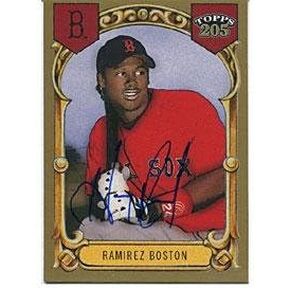 Hanley Ramirez Autographed/Signed 2003 Topps 205 Card - Autographed Baseball Cards in Saudi Arabia