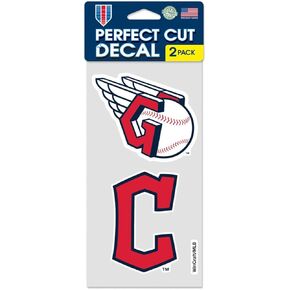 Wincraft Cleveland Indians Set of 2 Die Cut Decals in Kuwait
