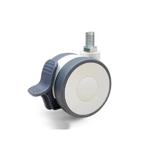 4pcs 2.5 بوصة صامتة TPR Universal Brake Medical Beauty Instrument Caster/Double Wheel Monter in Kuwait