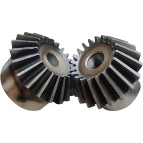 2 Pieces Bevel Gear 2M 12 Teeth Inner Hole 6/7/8/10/12 mm Gear 90 Degree Meshing Angle Steel Gear Screw Hole M5(7mm,16pcs 2M12 Teeth) in Saudi Arabia