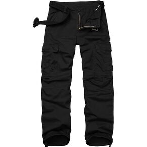 Tactical Cargo Pants for Men, Cotton BDU Casual Military Pants Combat Rip Stop Work Pant Camping Hiking with 6 Pockets in Kuwait