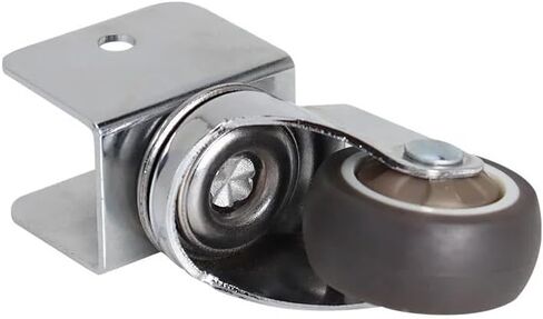 عجلات الأثاث سرير 1.5/2 بوصات عجلات صامتة ناعمة صامتة مع الفرامل 1PCs (2inch 4pcs دوارة ، U16mm) in Kuwait