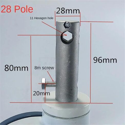 1Pcs 6 Inch Insert Rod Diameter 28/30 Medical Nursing Central Control Caster(Rod diameter-28mm) in Saudi Arabia