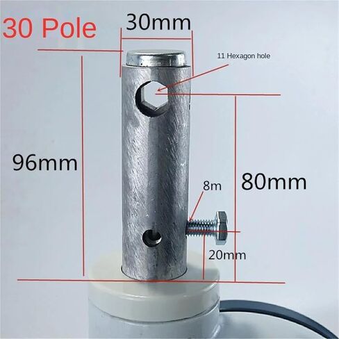 1Pcs 6 Inch Insert Rod Diameter 28/30 Medical Nursing Central Control Caster(Rod diameter-28mm) in Saudi Arabia