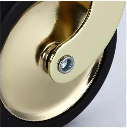 4pcs 3 بوصة المسمار الجذعية الجذعية فرامل العجلة ودوار pp يدوي يدفع عجلات أثاث عجلة صامتة (M8-Brake) in Saudi Arabia