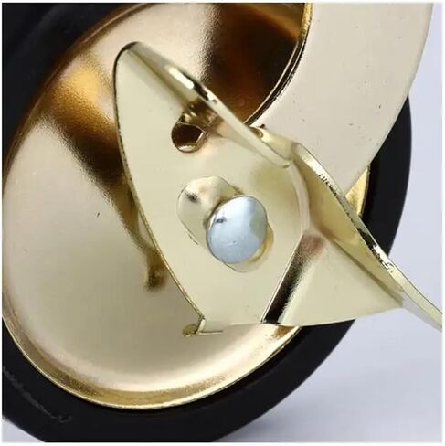 4pcs 3 بوصة المسمار الجذعية الجذعية فرامل العجلة ودوار pp يدوي يدفع عجلات أثاث عجلة صامتة (M8-Brake) in Saudi Arabia