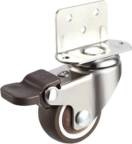 1Pcs Heavy Duty Casters 20kg Mute Swivel Wheels(2 inch no Brake) in Saudi Arabia