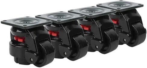 4pcs GD-60F مستوى التعديل العجلات الثقيلة العجلة الصناعية العجلة تسوية العجلة in Saudi Arabia