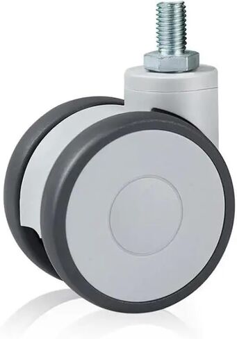 4Pcs 3 Inch Medical Device Beauty Instrument Silent TPR Caster/Display Hand Push(Brake,M10x15mm) in Saudi Arabia