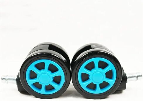5pcs 60mm أثاث مكتب كرسي العجلات العذراء (الأزرق) in Saudi Arabia