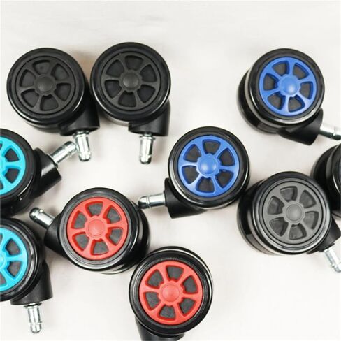 5pcs 60mm أثاث مكتب كرسي العجلات العذراء (الأزرق) in Saudi Arabia