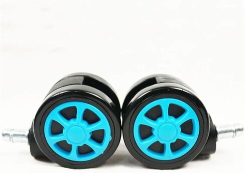 5pcs 60mm أثاث مكتب كرسي العجلات العذراء (الأزرق) in Saudi Arabia