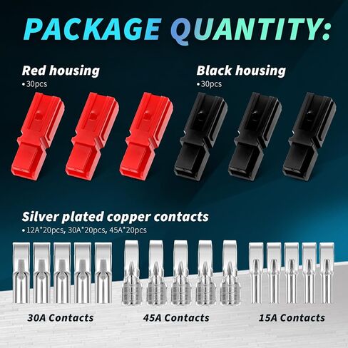 240 PCS 15A/30A/45 AMP POWER CONNECTIONS KIT COUNTRING MOUNINS in Kuwait