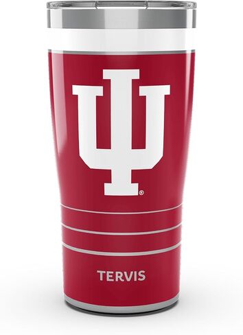 Tervis Traveler Indiana Hoosiers - MVP Triple Walled Tumbler Cup Cup يحافظ على المشروبات الباردة والساخنة ، 20 أوقية ، الفولاذ المقاوم للصدأ in Saudi Arabia