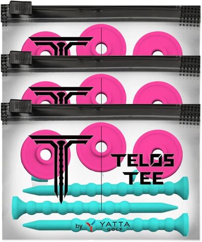 YATTA GOLF Telos Premium Golf Tees, Adjustable Golf Tees, Tee Off with Greater Consistency and Shoot Better Scores in Saudi Arabia