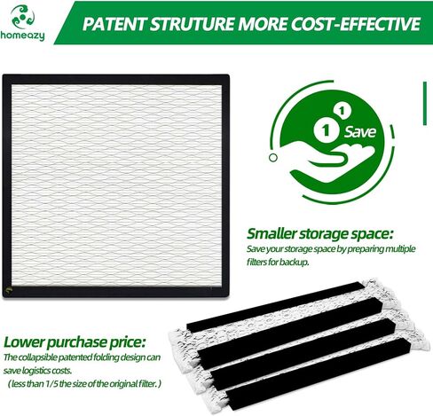20x20x1 مرشح الهواء Merv 11: House Hvac AC Furnace Air Filters استبدال - الحجم الفعلي: 19.7x19.7x0.9 بوصة - 3 مرشحات + 1 إطار in Saudi Arabia