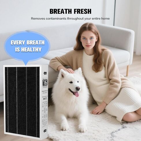 1PACK X6672 16x25x5 MEV16 مرشح متوافق مع Lennox X6672 و Lennox HCC16-28 مرشح فرن المنزل المناخي المناخي المناخي لنظام HVAC ، رقم الجزء HCF16-16 ، الحجم: 24.69*15.79*4.33 في in Kuwait