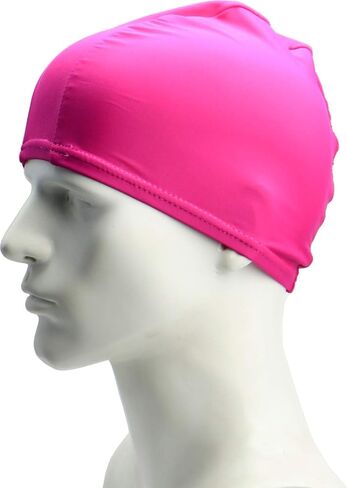 2 Pack Spandex Swimming caps High Elasticity Fabric Adult Junior Kids childen One Size Swim hat in Kuwait