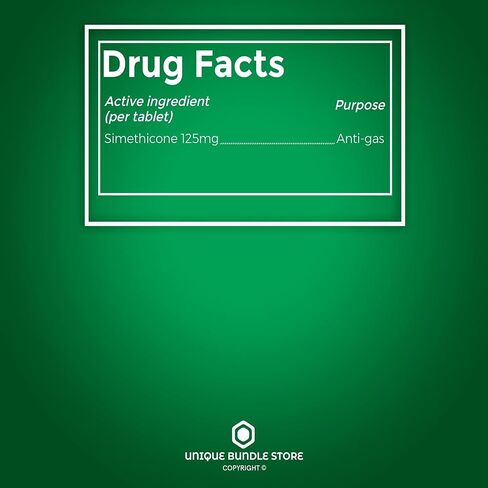 Simethicone 125 mg ، 150 Count Softgels حجم القيمة ، إغاثة غاز قوة إضافية + 7 أيام منظم حبوب منع الحمل (حزمة 2) in Kuwait