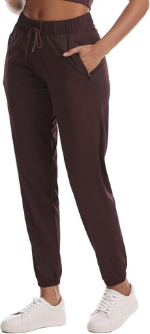 Haowind Women's Procleout Joggers مع جيوب - مرن يوجا يوجا صالة غير رسمية in Kuwait