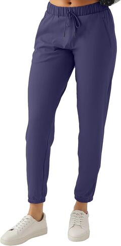 Haowind Women's Procleout Joggers مع جيوب - مرن يوجا يوجا صالة غير رسمية in Kuwait