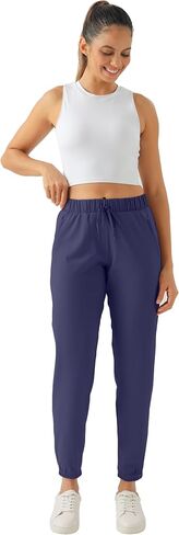 Haowind Women's Procleout Joggers مع جيوب - مرن يوجا يوجا صالة غير رسمية in Kuwait