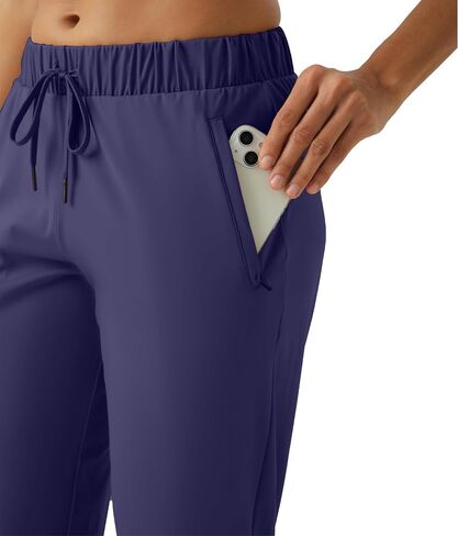 Haowind Women's Procleout Joggers مع جيوب - مرن يوجا يوجا صالة غير رسمية in Kuwait