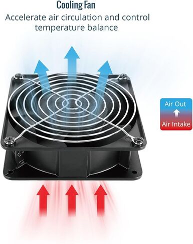 مروحة التبريد في خزانة Tecmojo ، مروحة حالة 120 مم هادئة ، عشاق الكمبيوتر الشخصي 12V لخادم الخادم ، الكمبيوتر ، DVR ، التلفزيون ، جهاز التوجيه ، جهاز الاستقبال ، Xbox ، الدفيئة in Saudi Arabia