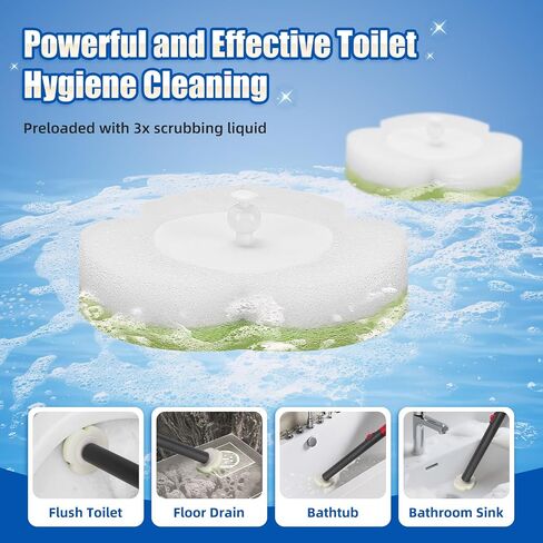 Disposable Toilet Brush Cleaning System with Wand Cleaner Refills,Toilet Cleaning Stick,Wall Mounted Toilet Wand Kit,60 Disposable Toilet Bowl Brush for Sink Bathtub Wash Basin (Green) in Saudi Arabia
