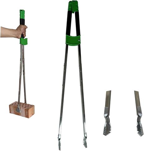 35 '' Long Grabber Reacher Tool Huchice Duty ، trash picker apper apper ، marbage ake up sticks ، 5.7 '' تم اختبار الفم التمساح ليقبض على ما يصل إلى 6 رطل من الطوب ، وجسم من الفولاذ المقاوم للصدأ ، ومقبض قبضة ناعمة in Saudi Arabia