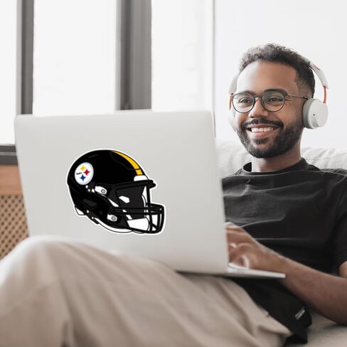 Siskiyou Sports NFL Pittsburgh Steelers Helmet Auto Secal ، ألوان الفريق ، حجم واحد in Saudi Arabia