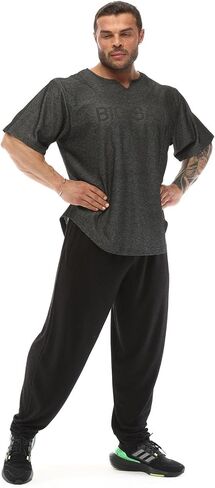 Men's Oversize Active T-Shirts, Bodybuilding Fitness Cardio Rag Top T-Shirt in Saudi Arabia