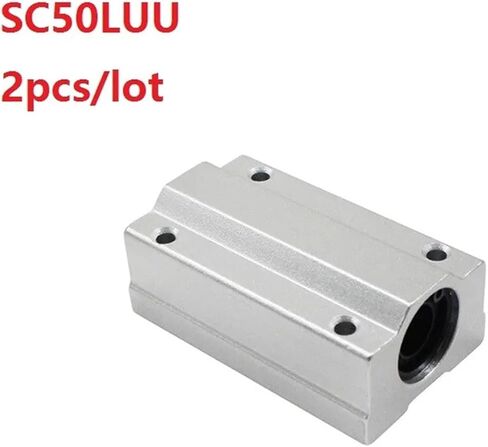 2pcs/lot sc50luu نوع طويل من نوع الحالة الخطية الحاملة الخطية لعمود خطي 50 مم in Saudi Arabia